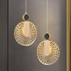Glam Glas Ring Pendelleuchte