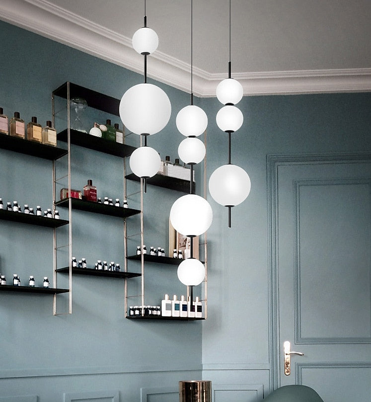 Modern Metal Globe Pendant Light