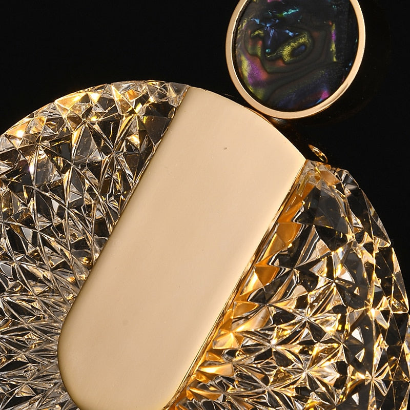 Glam Glass Ring Pendant Light