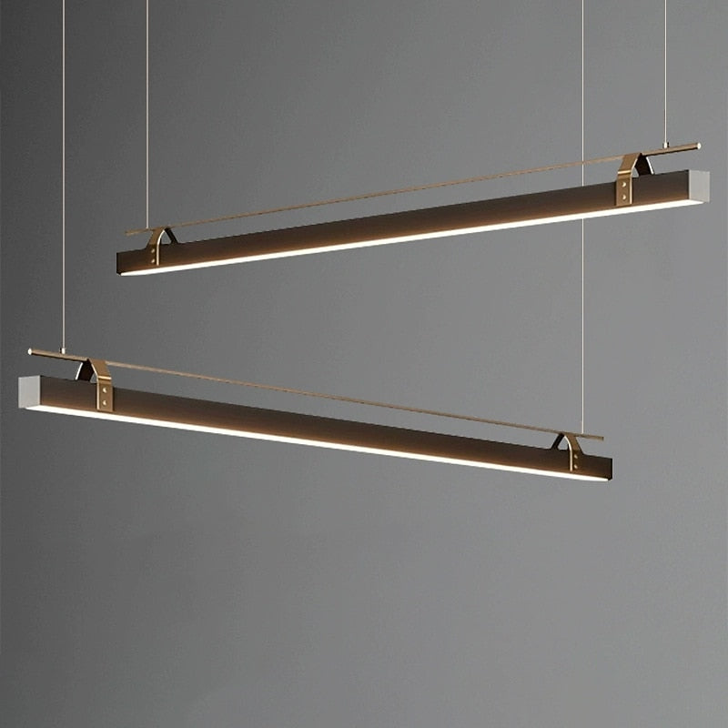 Modern Metal Linear Pendant Light