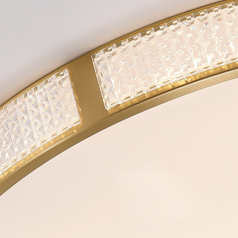 Modern Metal Drum Ceiling Light