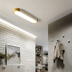 Plafonnier linéaire en bois moderne