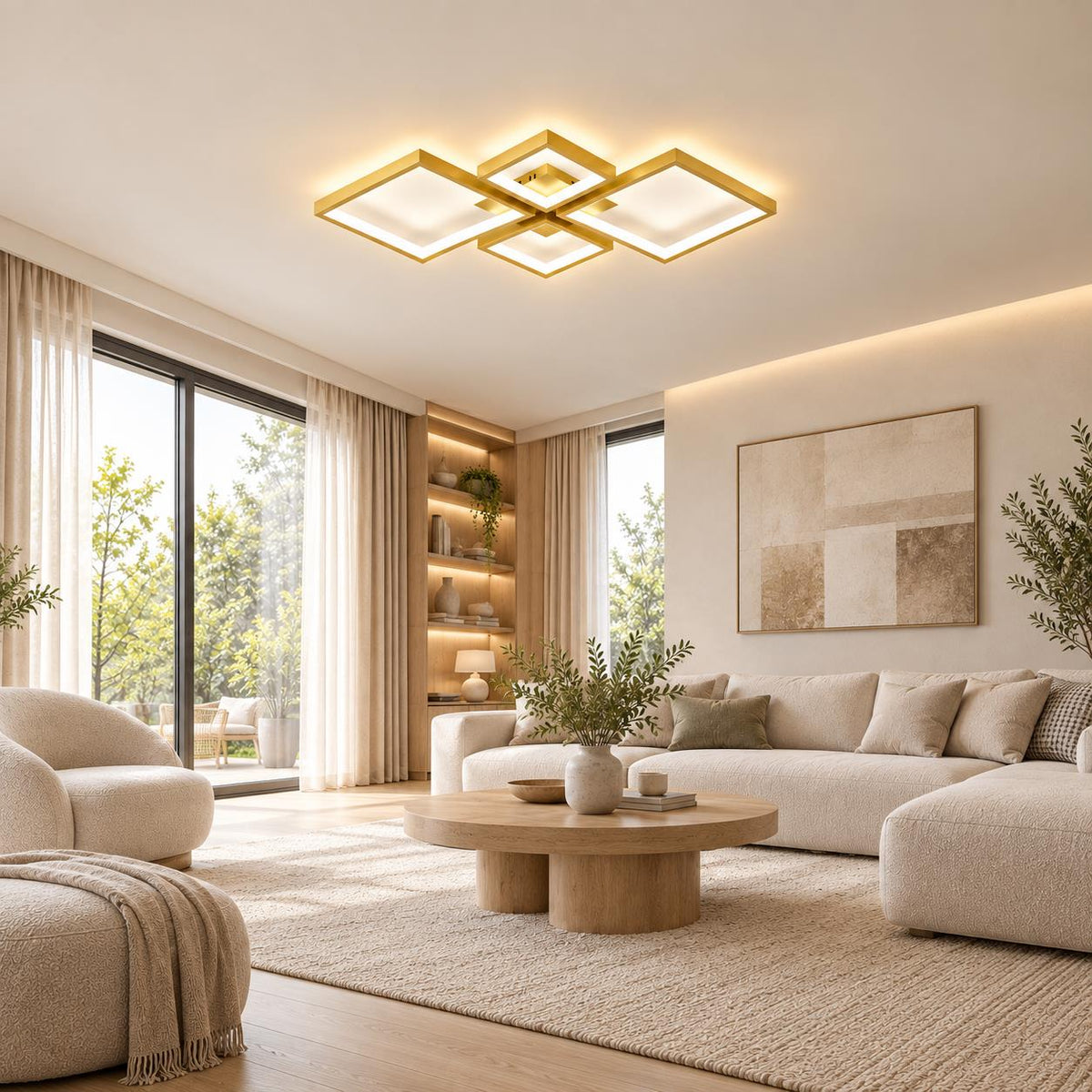 Modern Acrylic Linear Ceiling Light