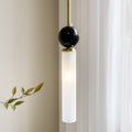 Modern Marble Cylinder Pendant Light