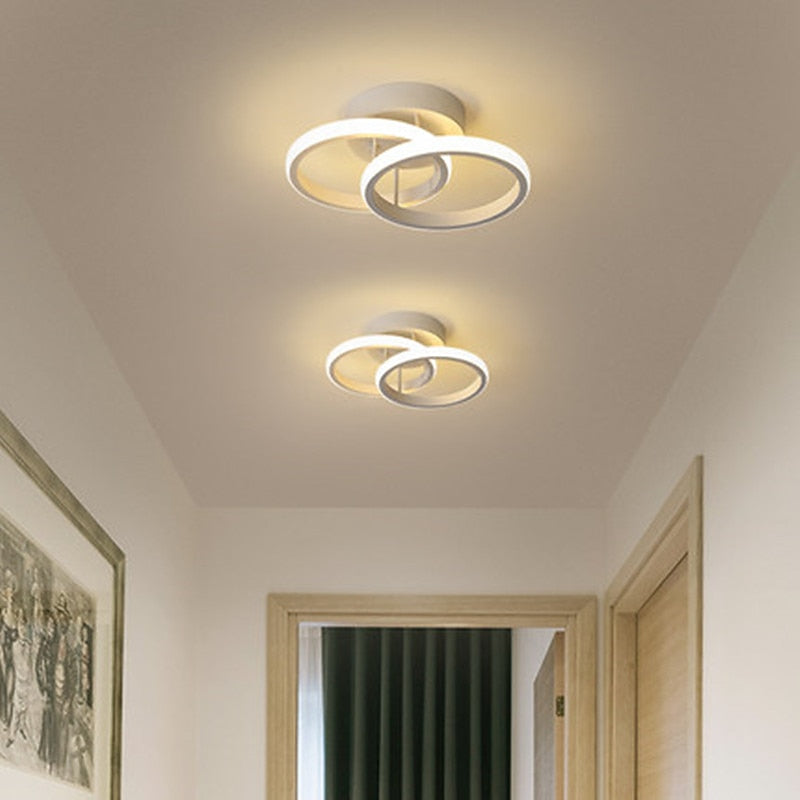 Modern Metal Ring Ceiling Light