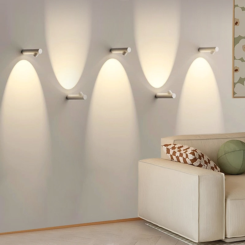 Modern Metal Cylinder Wall Light