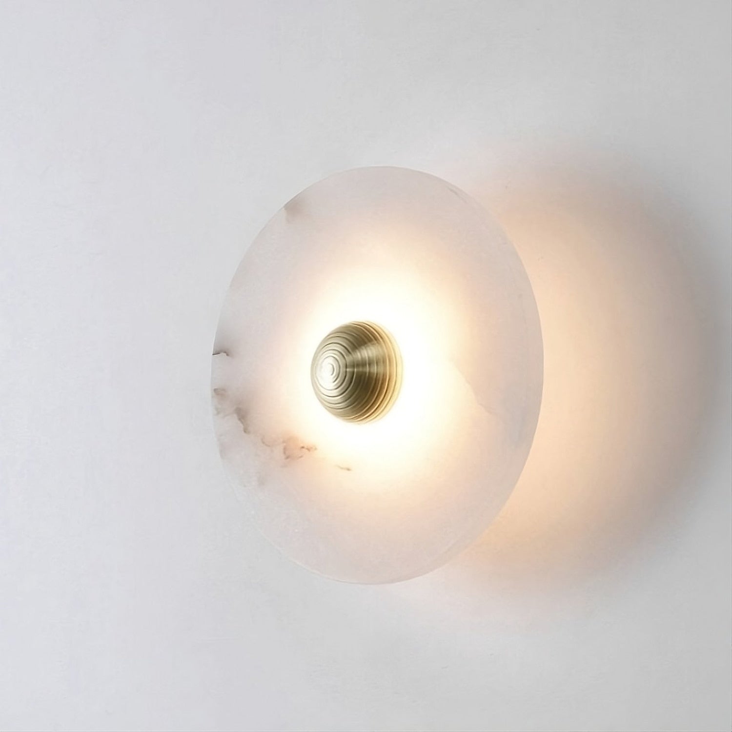 Modern Marble Disc Wall Light