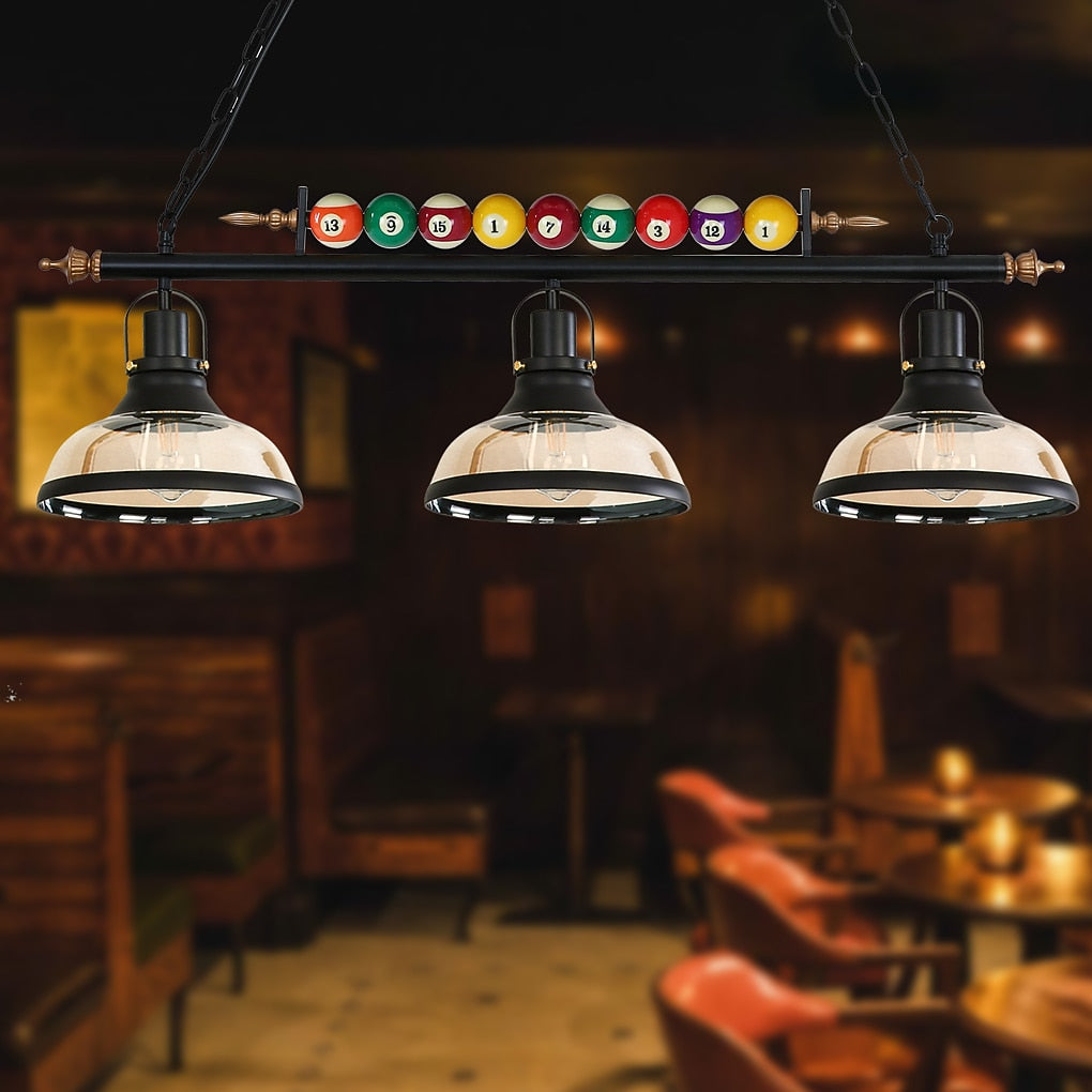 Industrial Glass Dome Pendant Light