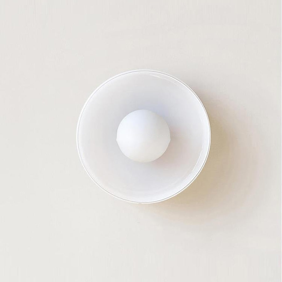 Industrial Glass Disc Ceiling Light