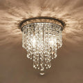 Glam Crystal Drum Ceiling Light