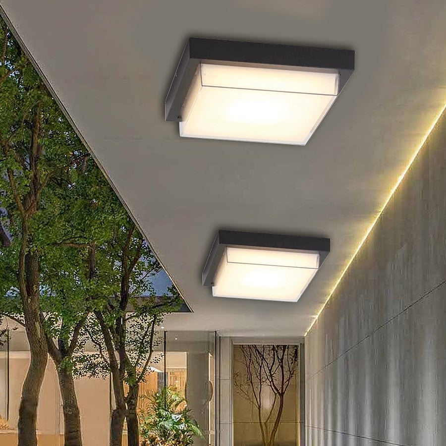Modern Metal Square Ceiling Light