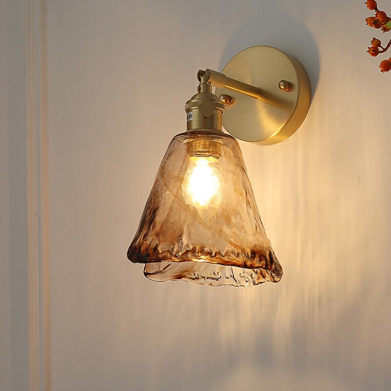 Modern Glass Bell Wall Light