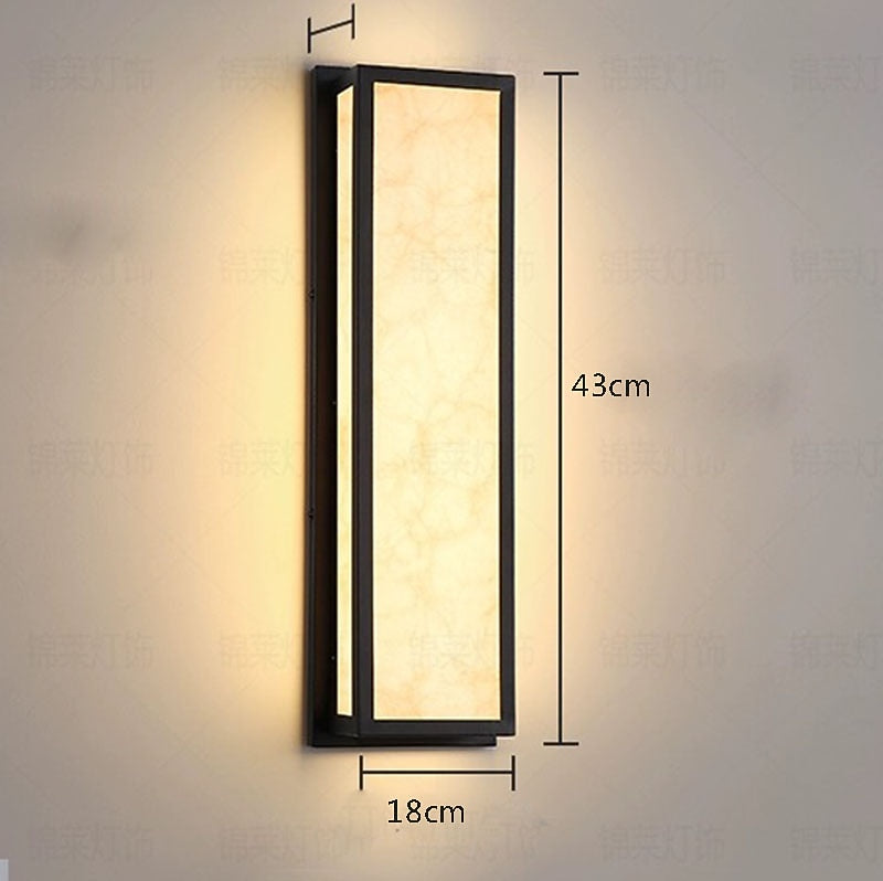 Modern Marble Rectangle Wall Light