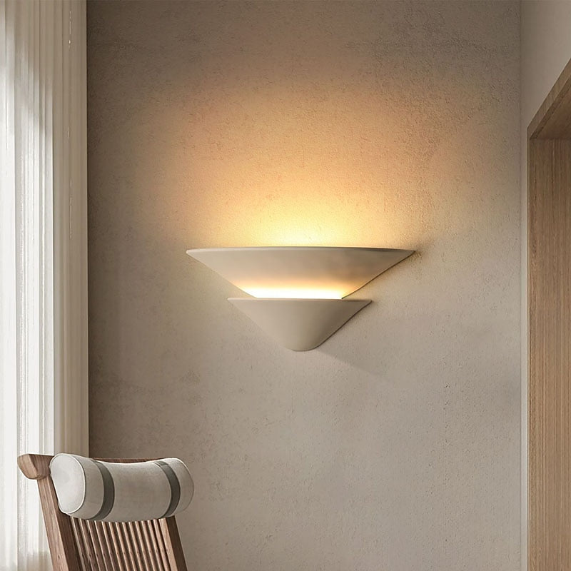 Vintage Acrylic Bowl Wall Light