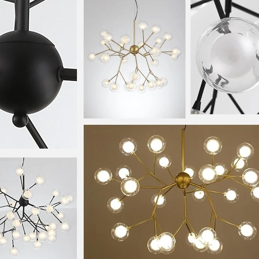 Modern Metal Sputnik Chandelier