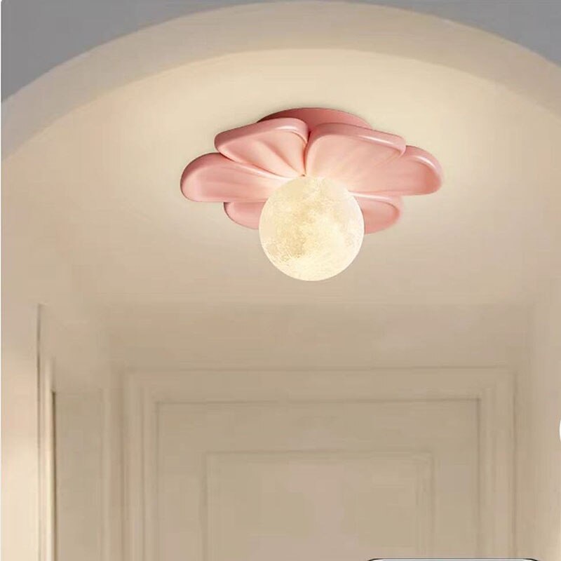 Modern Resin Flower Ceiling Light