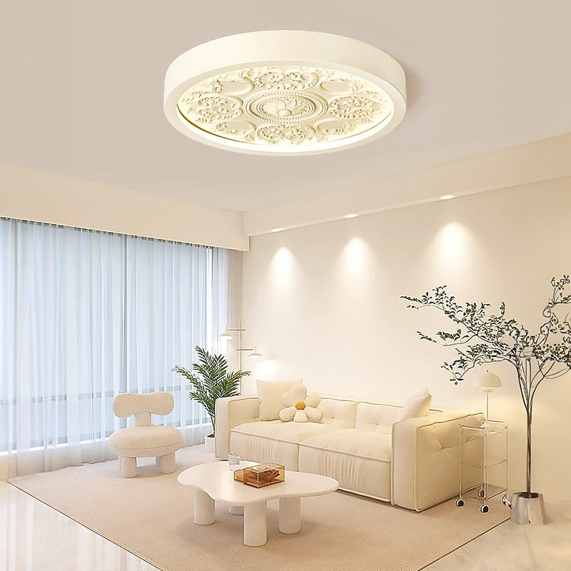 Vintage Resin Disc Ceiling Light