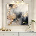Luxury Gold Impasto Textured Painting