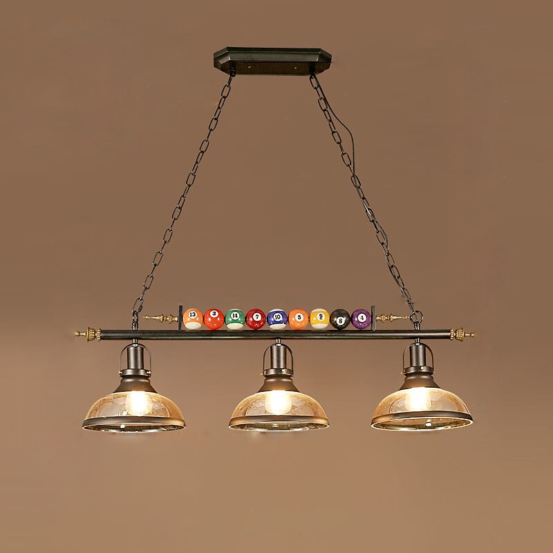 Industrial Glass Dome Pendant Light