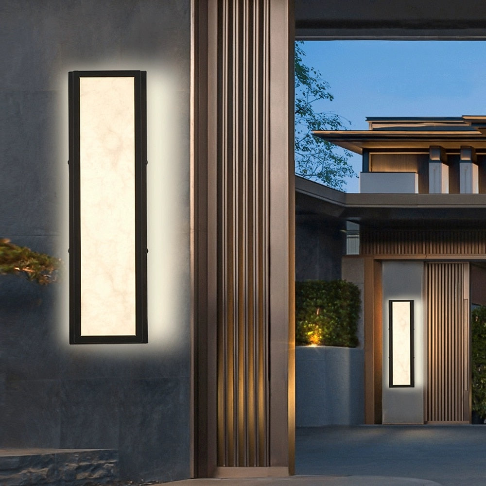 Modern Marble Rectangle Wall Light