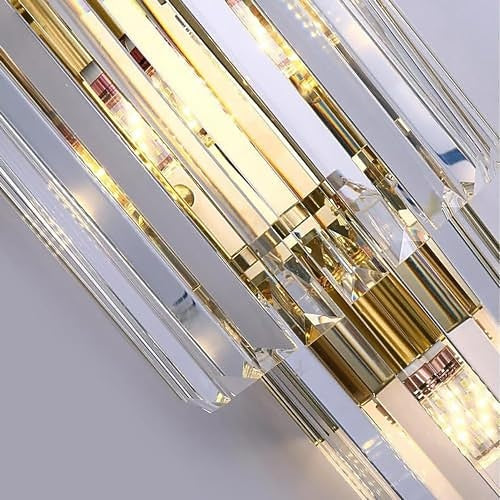 Glam Crystal Linear Wall Light