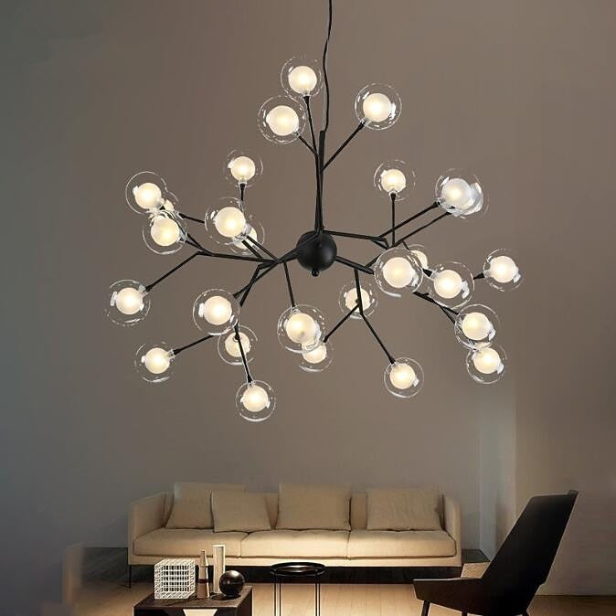 Modern Metal Sputnik Chandelier