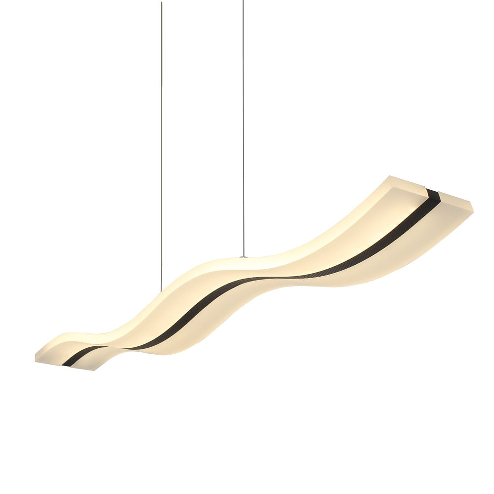 Modern Acrylic Wave Pendant Light