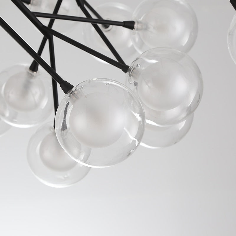 Modern Metal Sputnik Chandelier