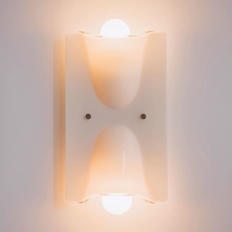 Modern Acrylic Hourglass Wall Light