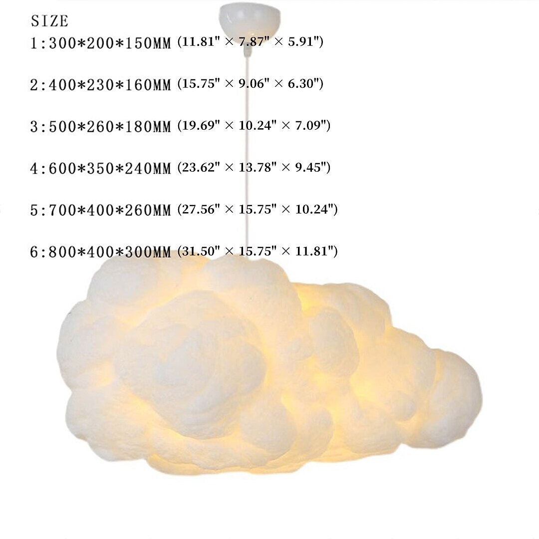 Modern PVC Cloud Pendant Light