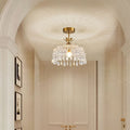 Glam Crystal Drum Ceiling Light