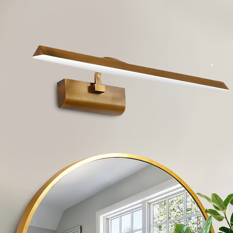 Vintage Metal Linear Vanity Light