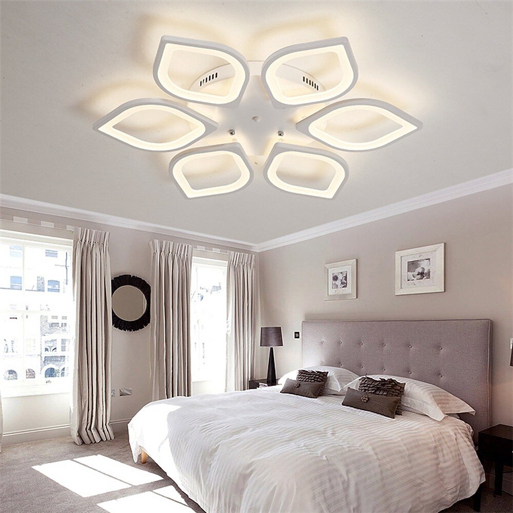 Modern Aluminum Leaf Ceiling Light