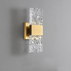 Applique de salle de bain cylindrique Glam Crystal