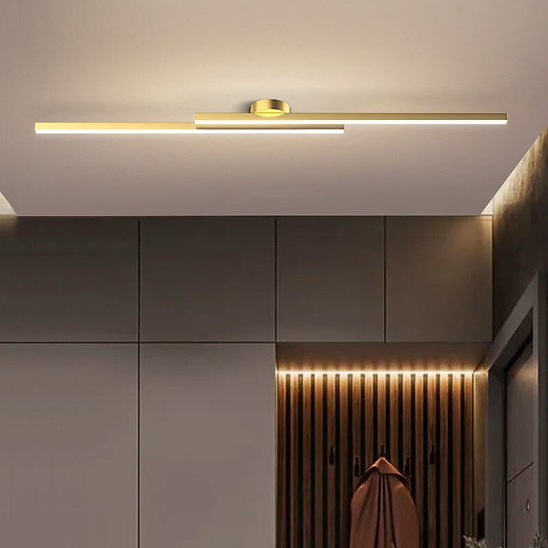 Modern Metal Linear Ceiling Light