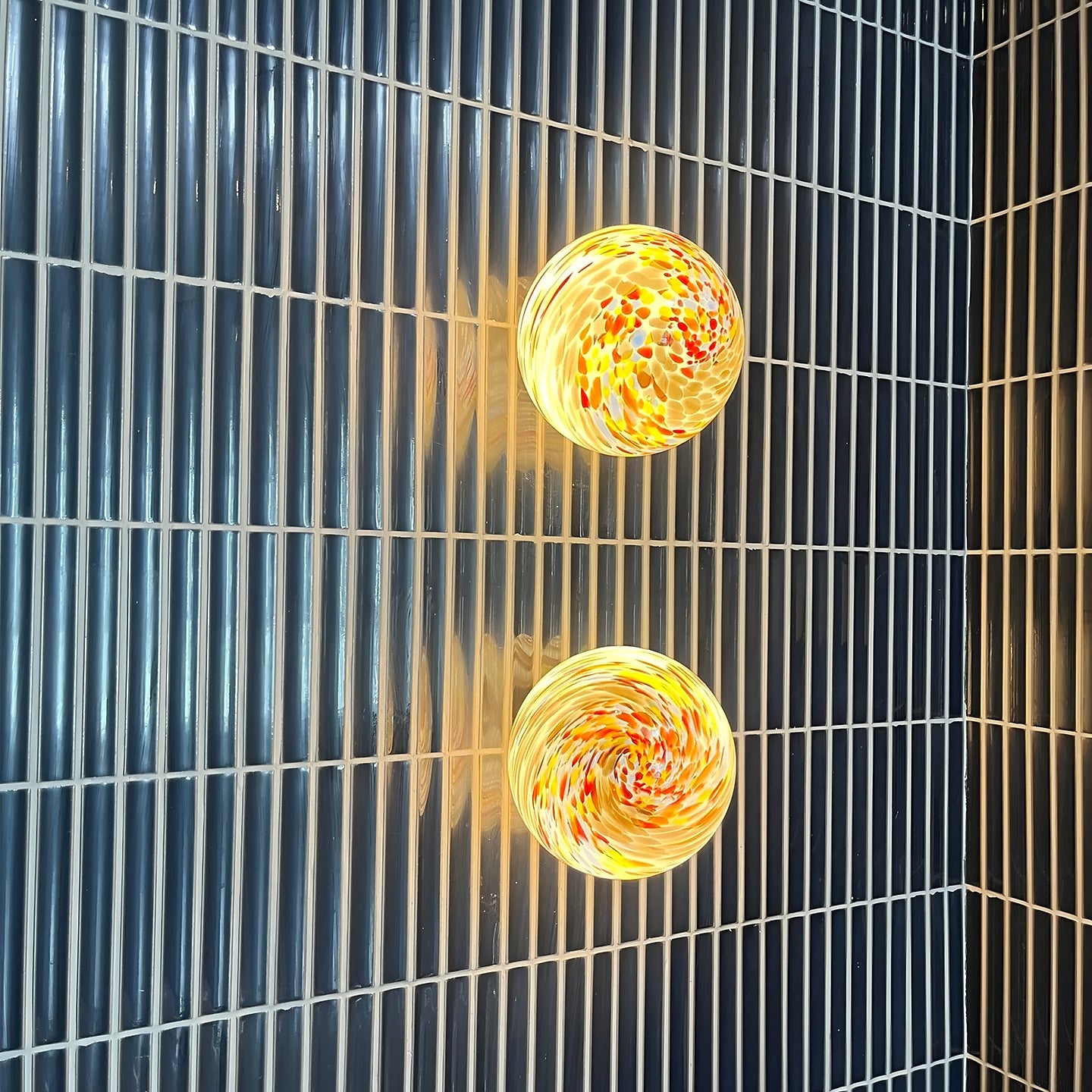 Modern Glass Globe Wall Light