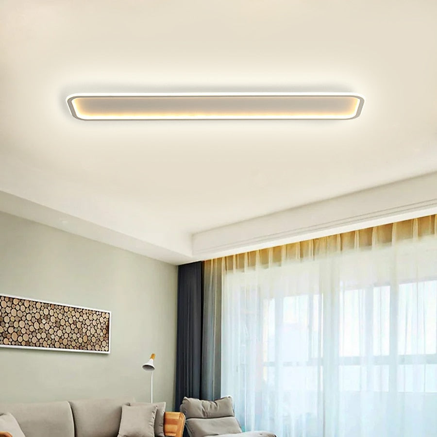 Modern Metal Linear Ceiling Light