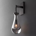 Modern Crystal Teardrop Wall Light
