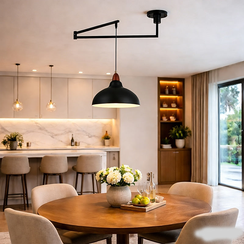 Industrial Metal Dome Pendant Light