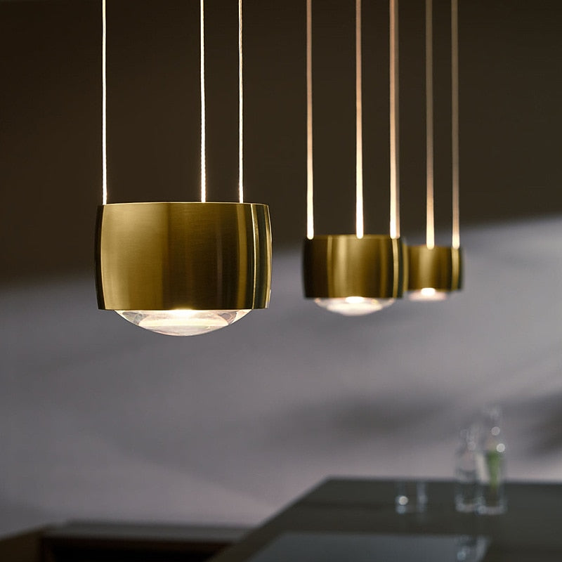 Modern Acrylic Drum Pendant Light