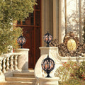 Vintage Glass Globe-Lantern Wall Light