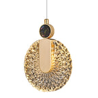 Glam Glas Ring Pendelleuchte