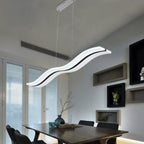 Moderne Acryl-Wellen-Pendelleuchte