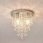 Glam Kristall Trommel Deckenleuchte