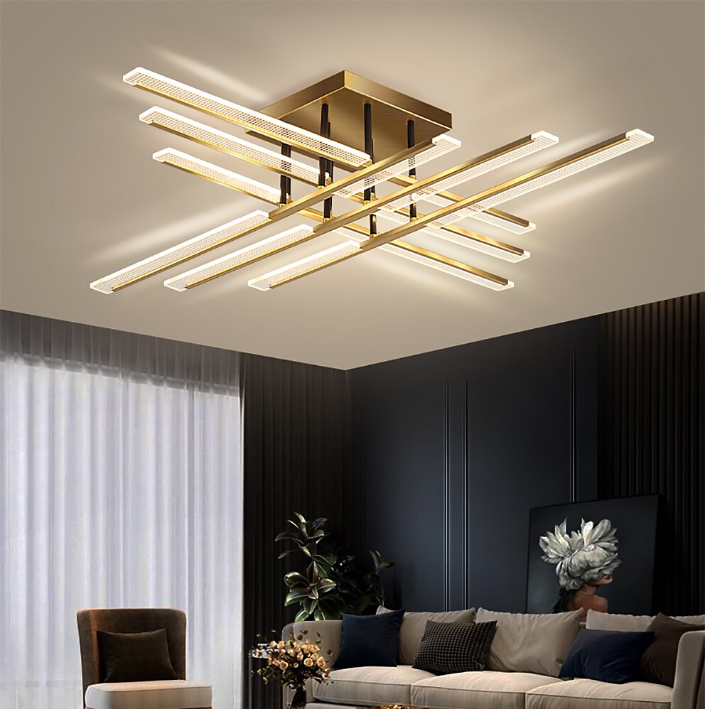 Modern Acrylic Linear Ceiling Light