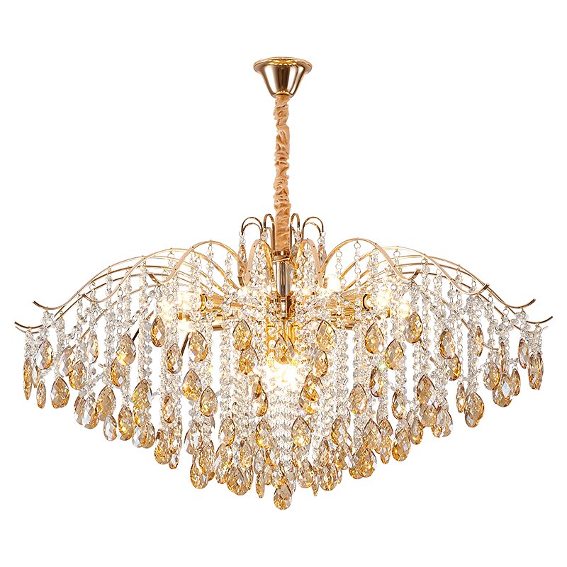 Modern Crystal Branch Chandelier