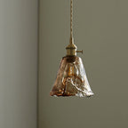 Suspension luminaire moderne en verre en forme de tambour