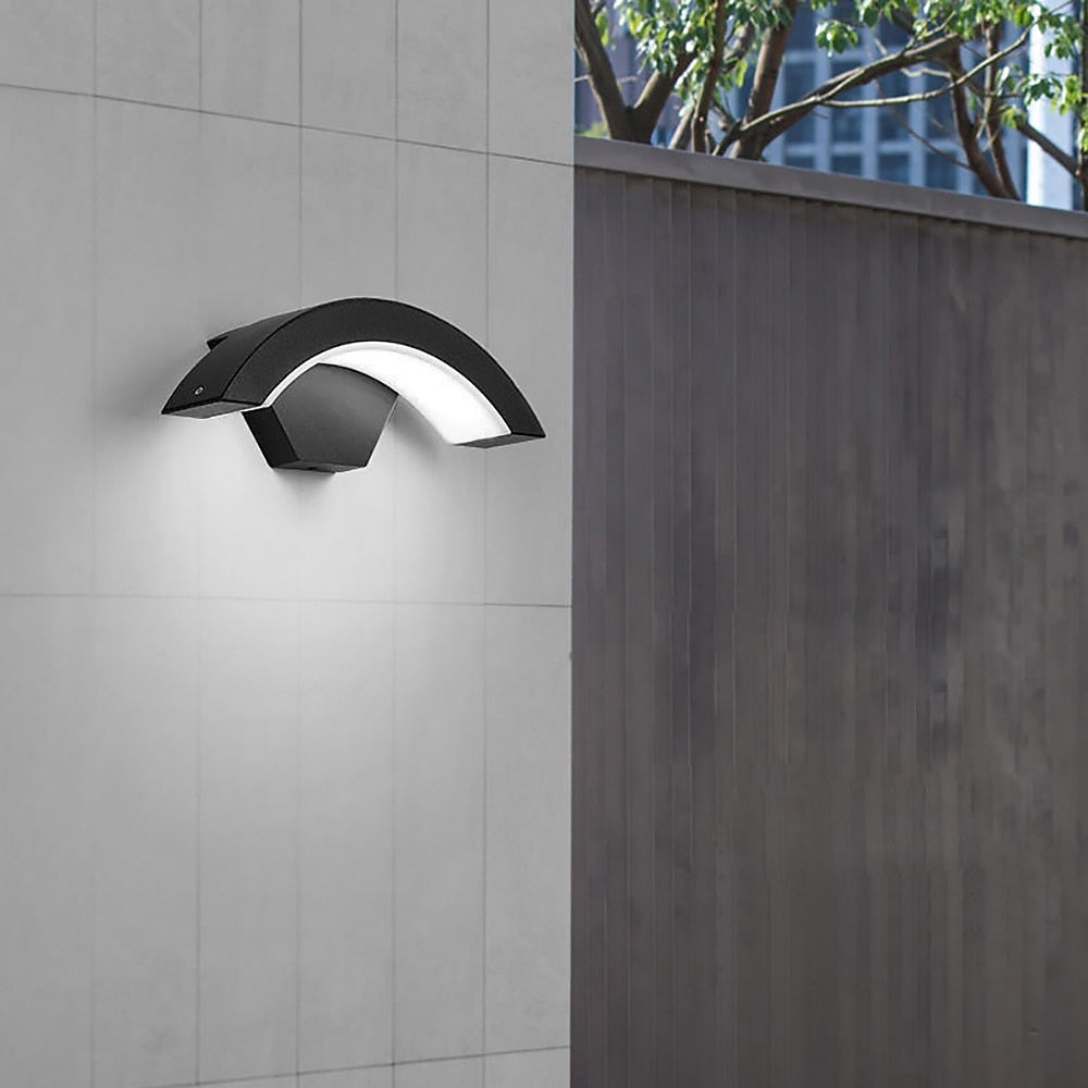 Modern Metal Arc Wall Light