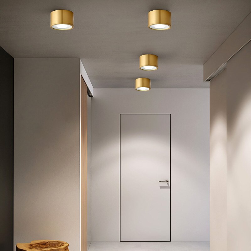 Modern Metal Cylinder Ceiling Light
