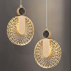 Glam Glas Ring Pendelleuchte